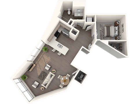 NoBe Market Loft L3 Floor Plan